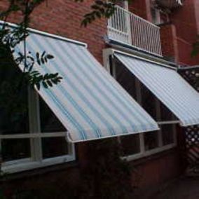 Rechte markiezen wit en blauw